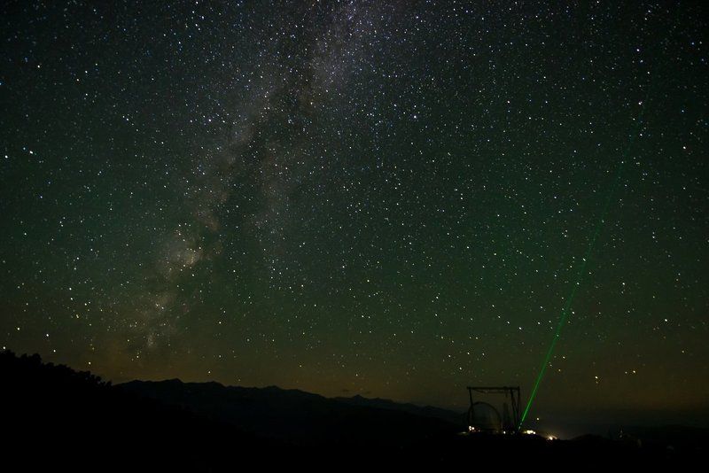 Архыз, Горы, Звёзды, Млечный путь, Обсерватория Млечный путь и Персеиды над САО фото превью