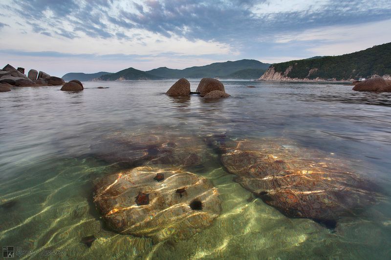 море, Находка, триозёрье, окунёвая Утро в бухте Окунёвой фото превью