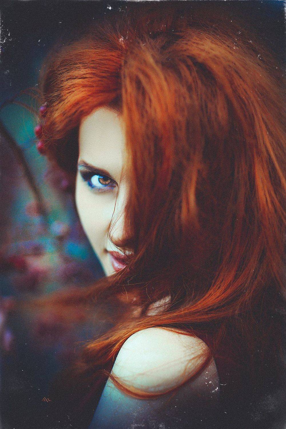 Mood, Portrait, Redhead, Woman, Руслан Болгов (Axe)
