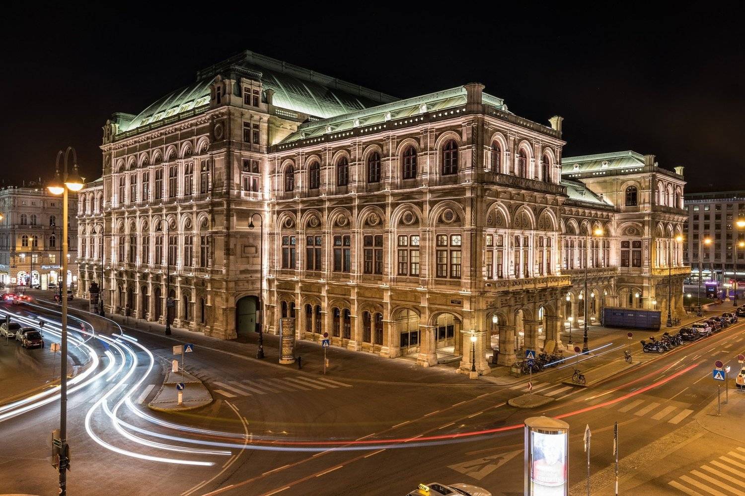 вена, опера, ночь, Сергей Кичук