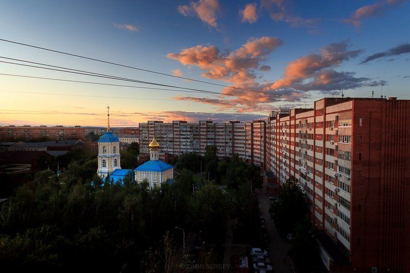 Архитектура, Город, Городской пейзаж, Россия, Тула, Церковь Город Тула. Церковь Николая Чудотворца \