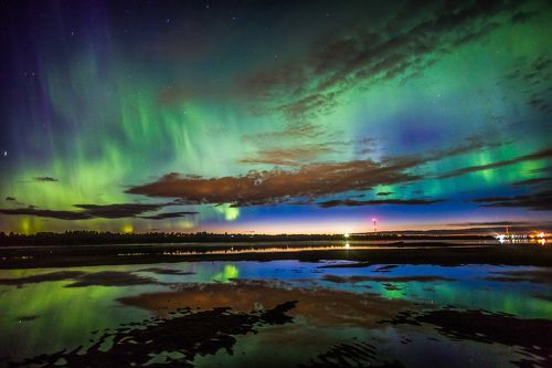 последние ночи августа... изумрудная Печора