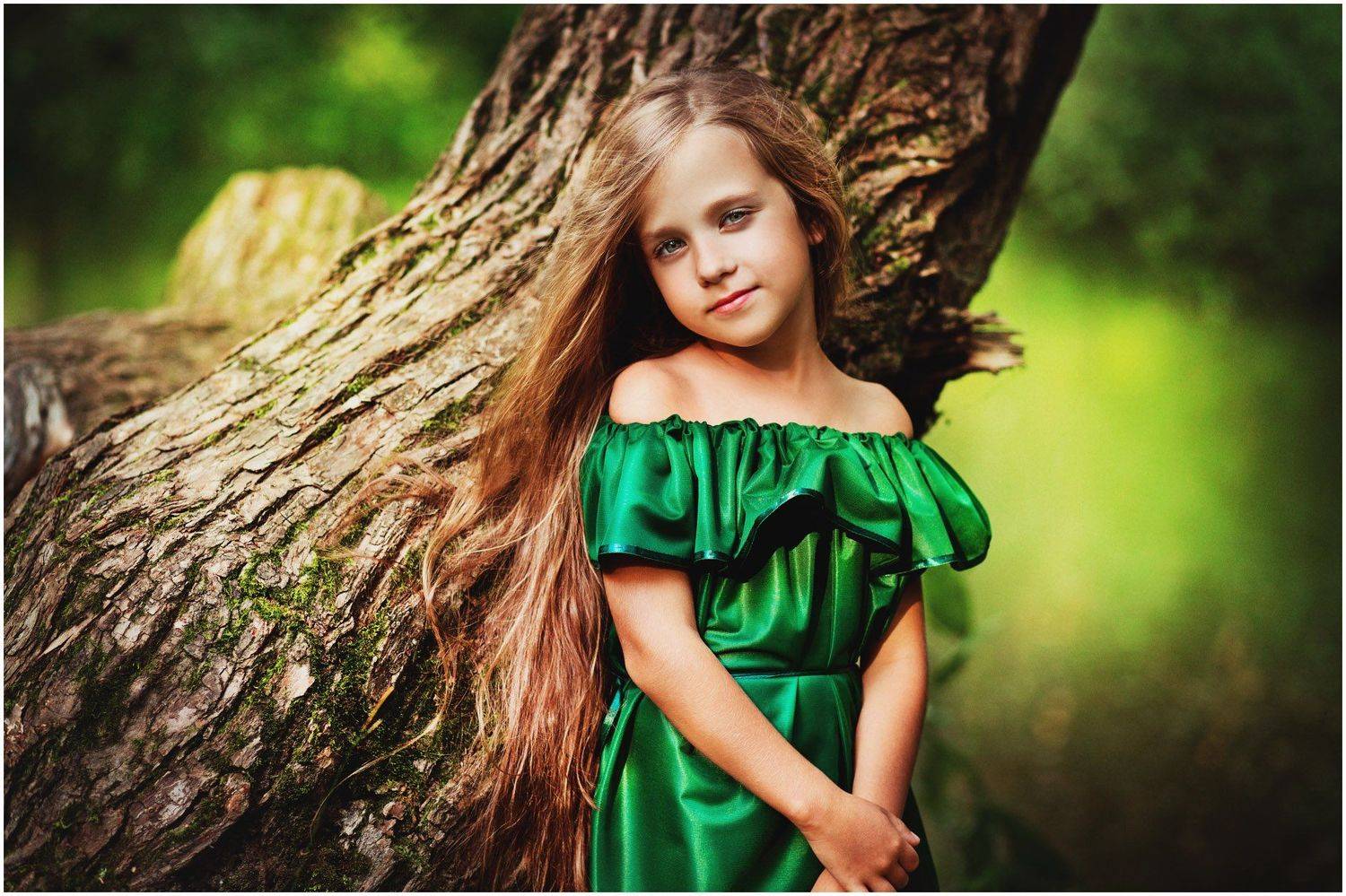 девочка, портрет, лето, Екатерина Лапатей