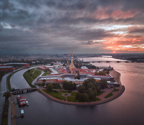 Рассветный Петербург. Заячий остров