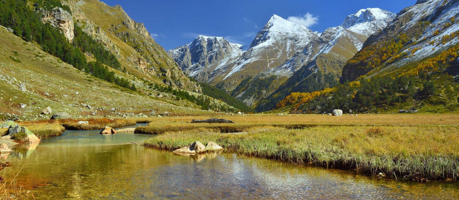 горы, осень, кавказ, Александр Жарников