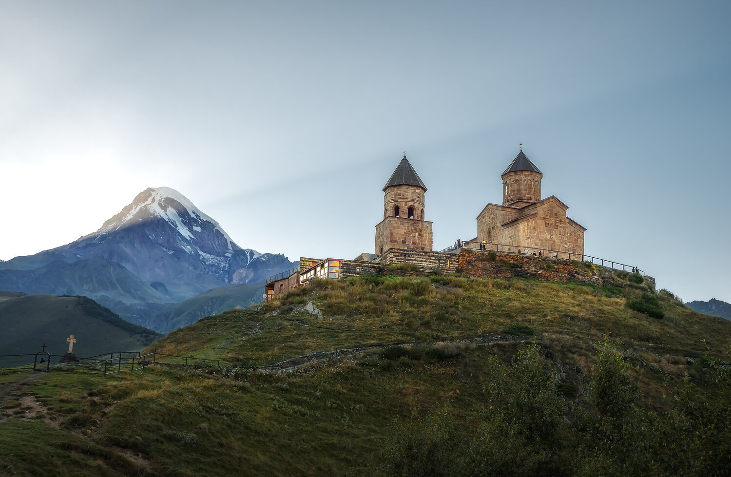 кавказ, грузия, georgia, гора, казбек, казбеги, гергети, храм, Zakharov Armen