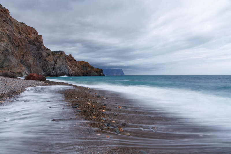 фиолент, осень, море, пляж Сентябрь. фото превью