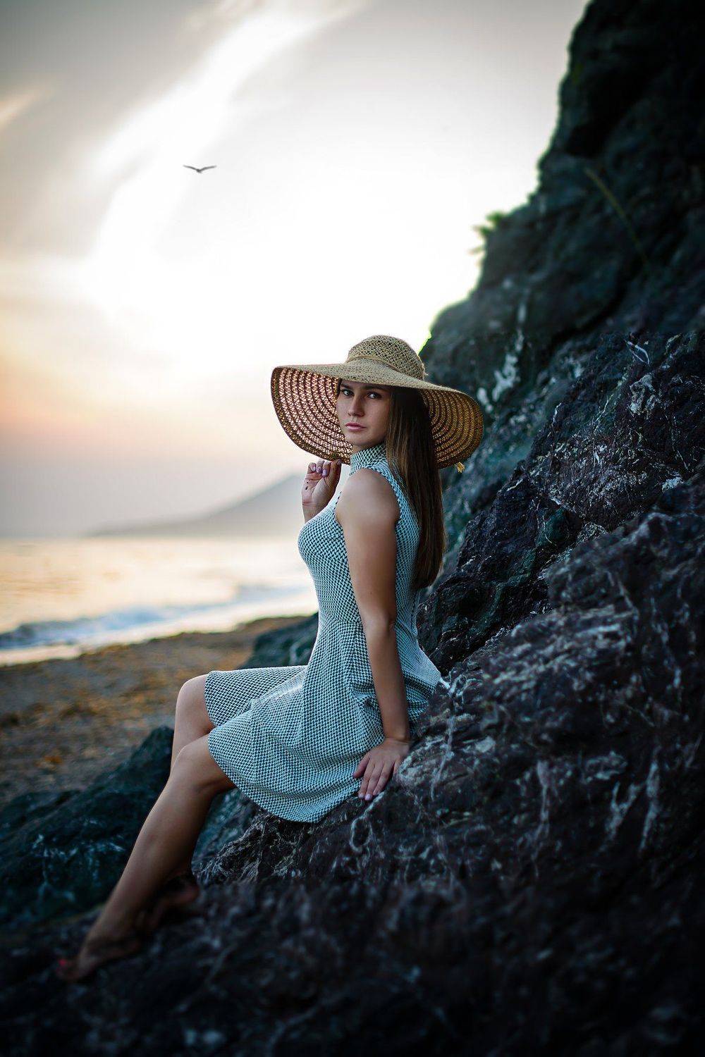 Портрет Евгения Море пляж закат Горы Nikon, Автономов Дмитрий