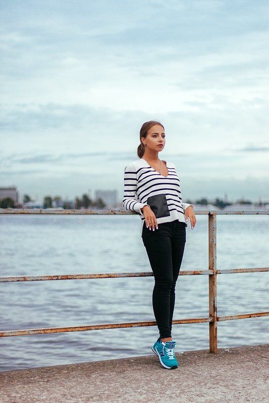 красота, красиво, девушка, модель, река, вода, нева, город, санкт-петербург, лето, пирс Ev5 фото превью