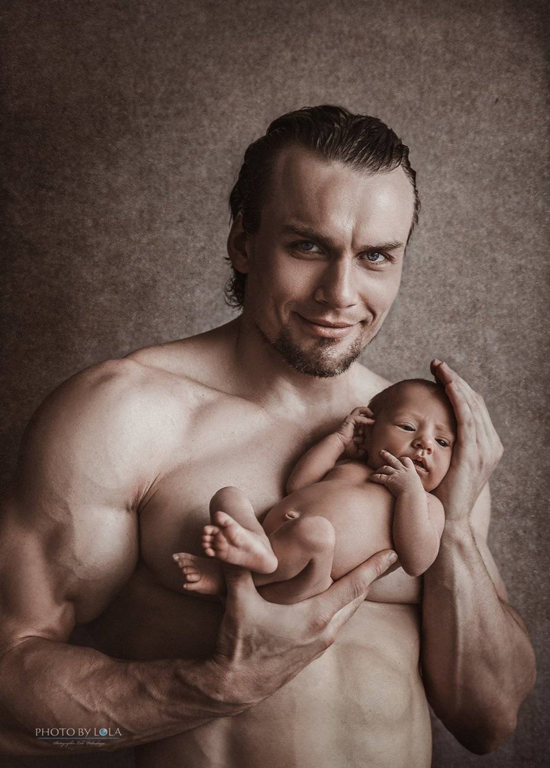 младенец, новорожденный, ребенок, дочка, дочь, отец, папа, любовь. семья, Лола Пидлуская