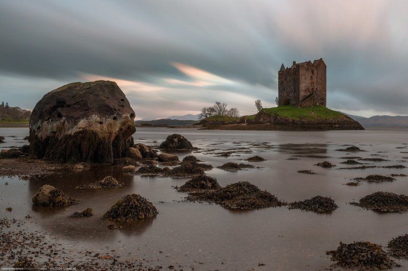 Замок, Сталкер, нагорье, Хайлендз, Шотландия, романов Замок Сталкер фото превью