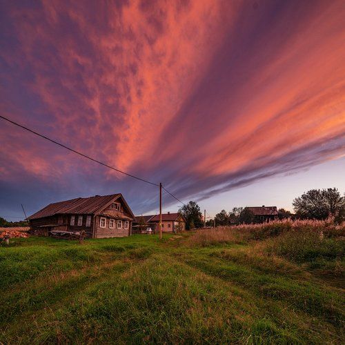 Вечерело