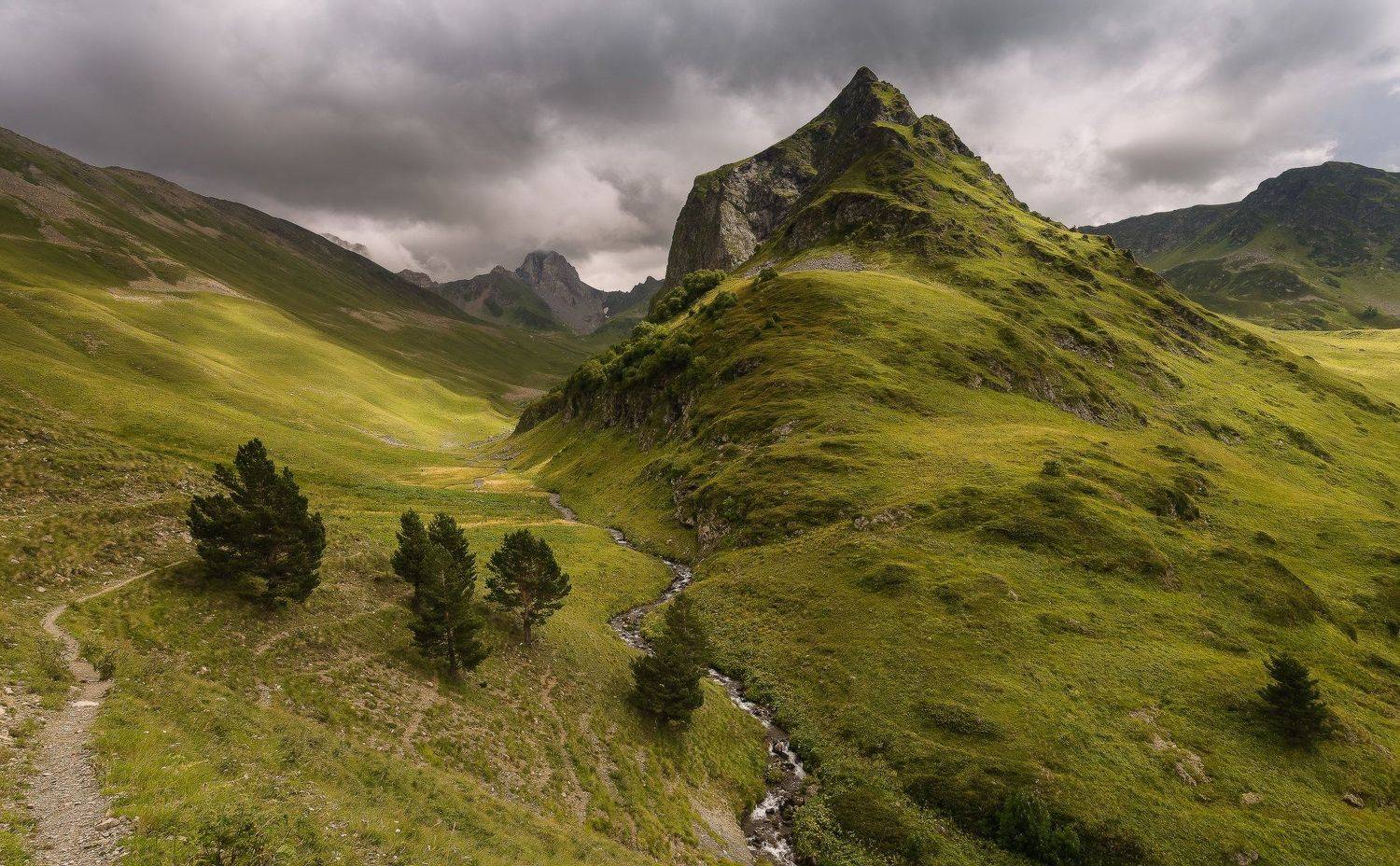 горы, август, 2016, шхуанта, долина, реки, загедан, скала, загедан, ФЁДОР