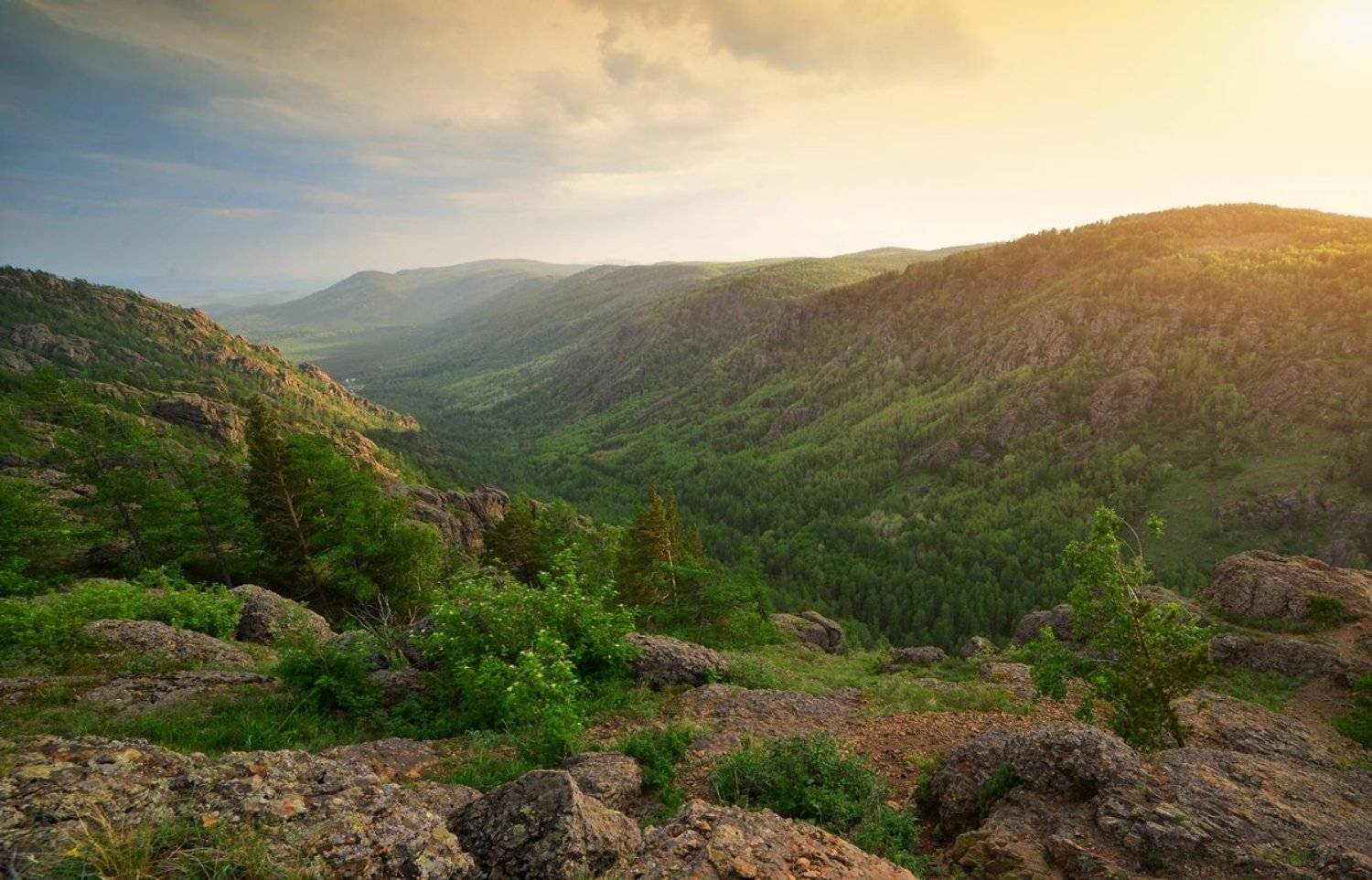 Абзаково, Банное, Башкирия, Закат, Солнце, Уральские горы, Алексей Верзун