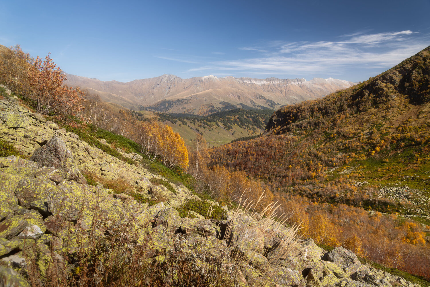 осень, горы, кавказ, апхыз, пейзаж, Бугримов Егор