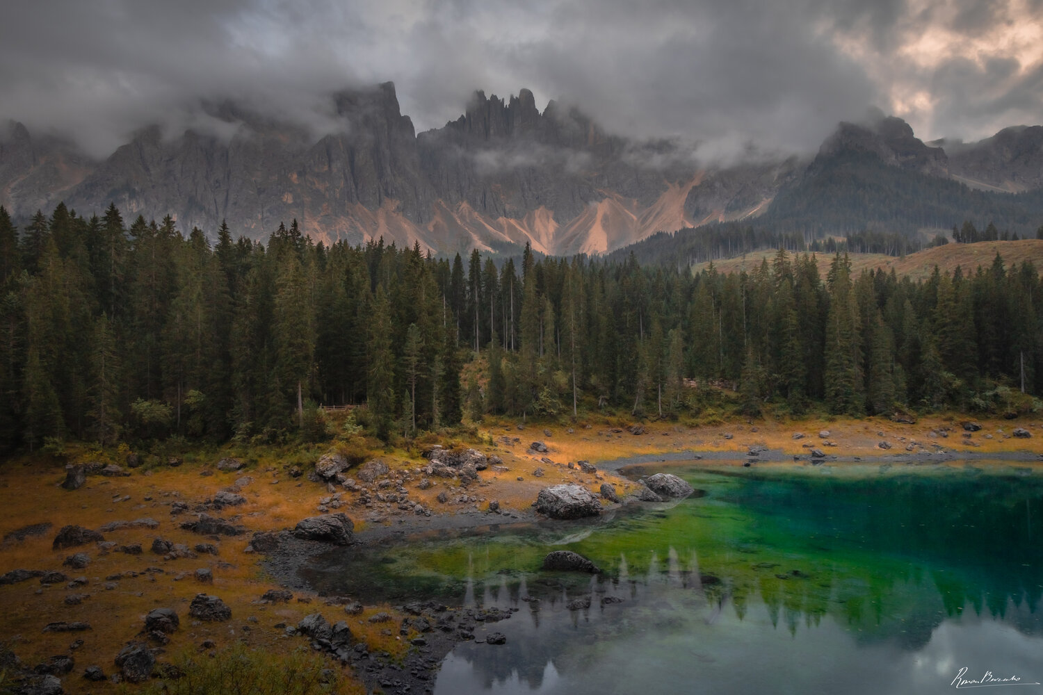 carezza, dolomites, italy, alps, Roman Bevzenko