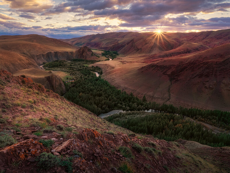 Закат на красной планете фото превью