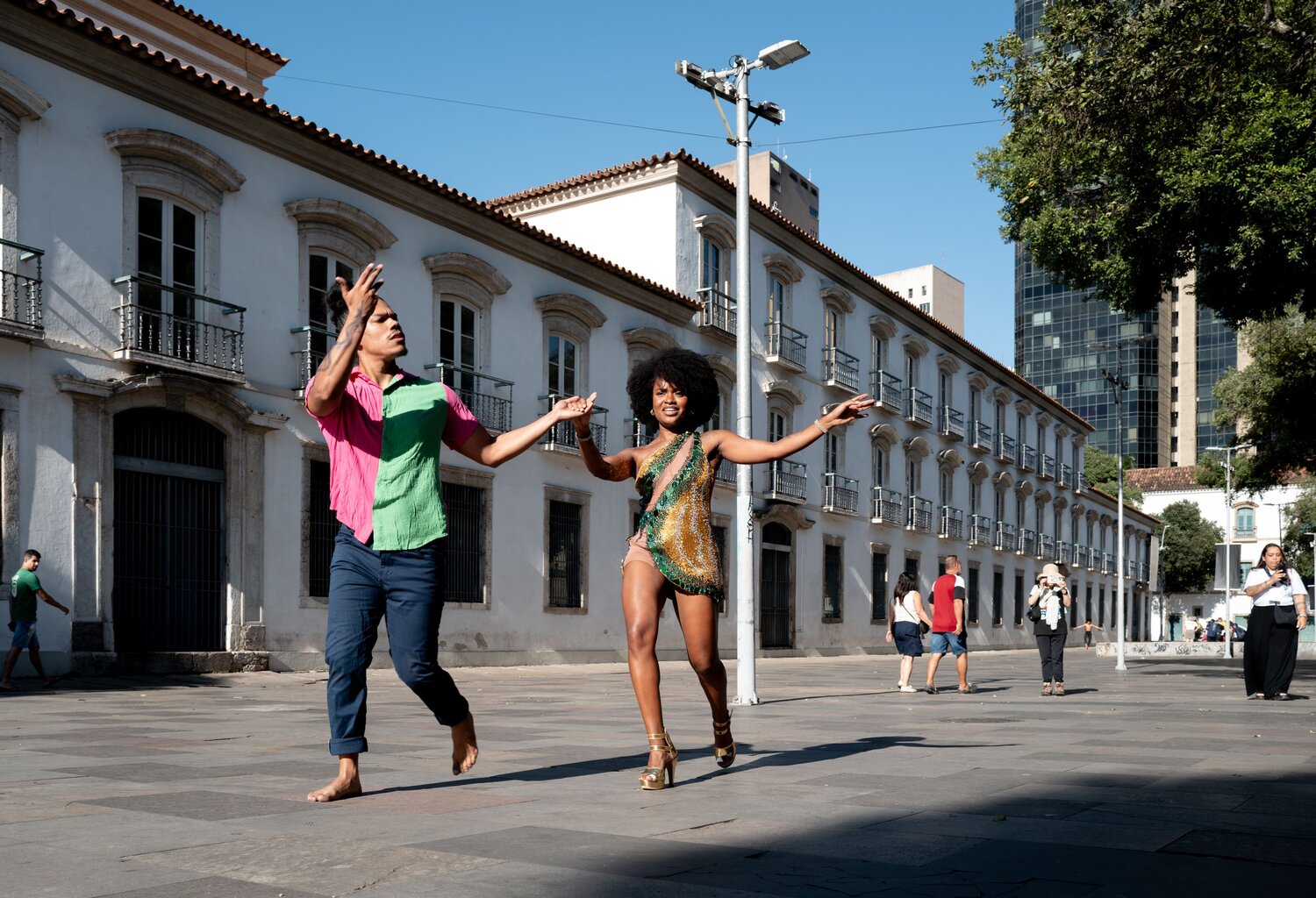 Бразилия, Рио-де-Жанейро, Rio de Janeiro, Pra&ccedil;a XV, Pa&ccedil;o Imperial, танец, Сулоев Алексей