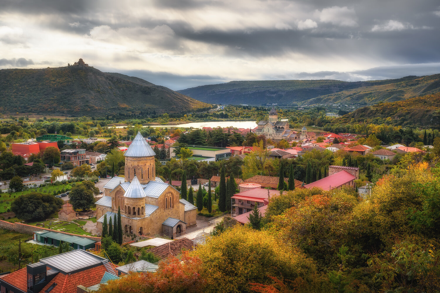 кавказ, грузия, georgia, мцхета, осенний город, город осенью, Zakharov Armen