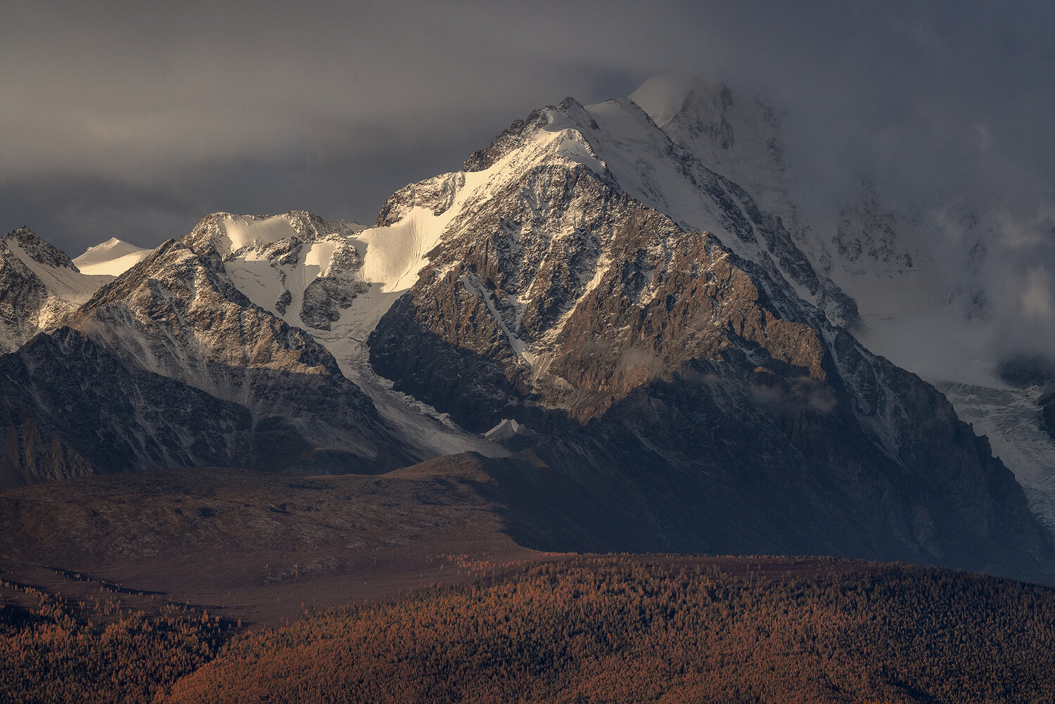 алтай, россия, пейзаж, осенний алтай, курайская степь, Дмитрий Купрацевич
