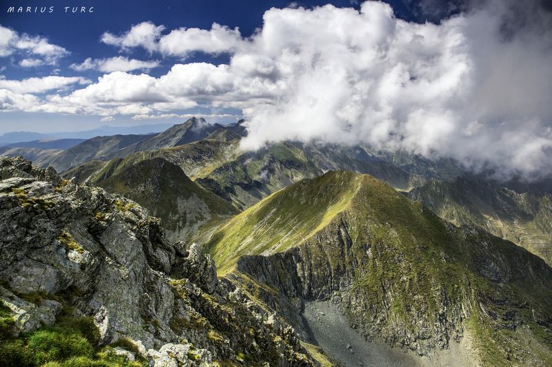 Fagaras mountains in Romania Dance of the clouds фото превью