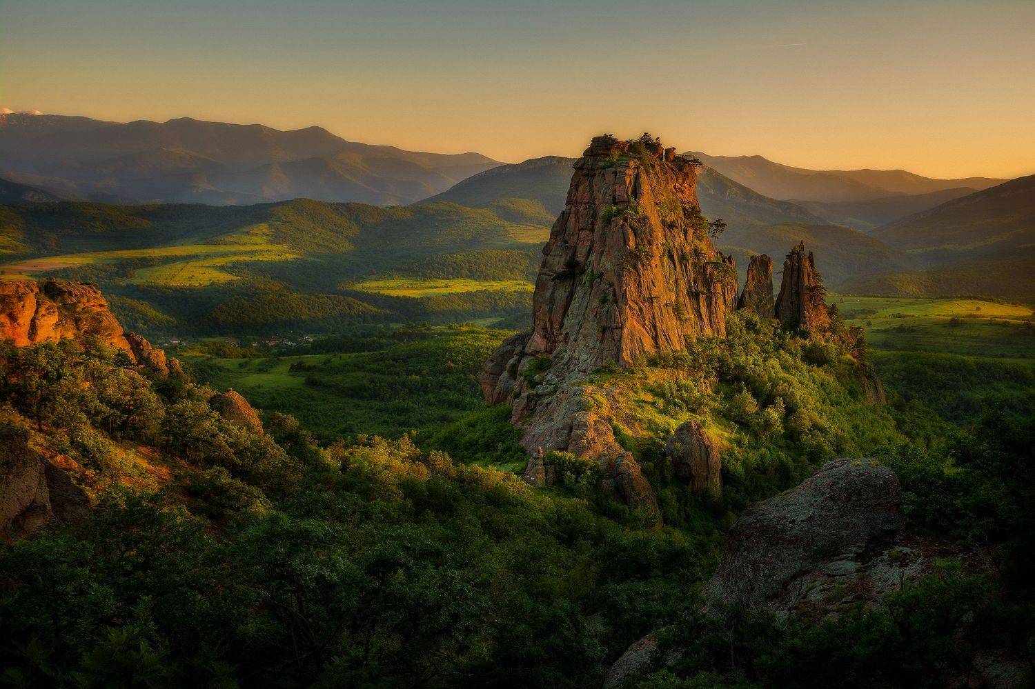 Land, Sunset, Wonder, Wonderland, Горы, Даль, Дикая природа, Закат, Пейзаж, Скалы, Солнце, Таня