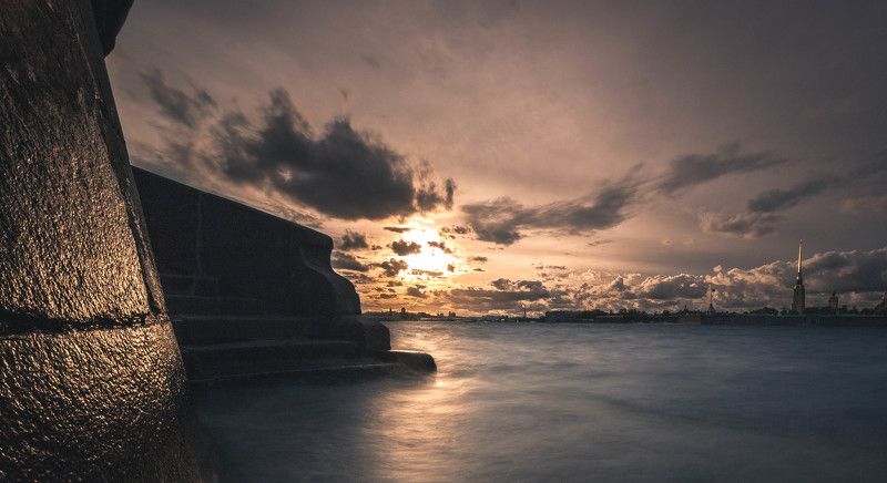 Sunset on the Neva  фото превью