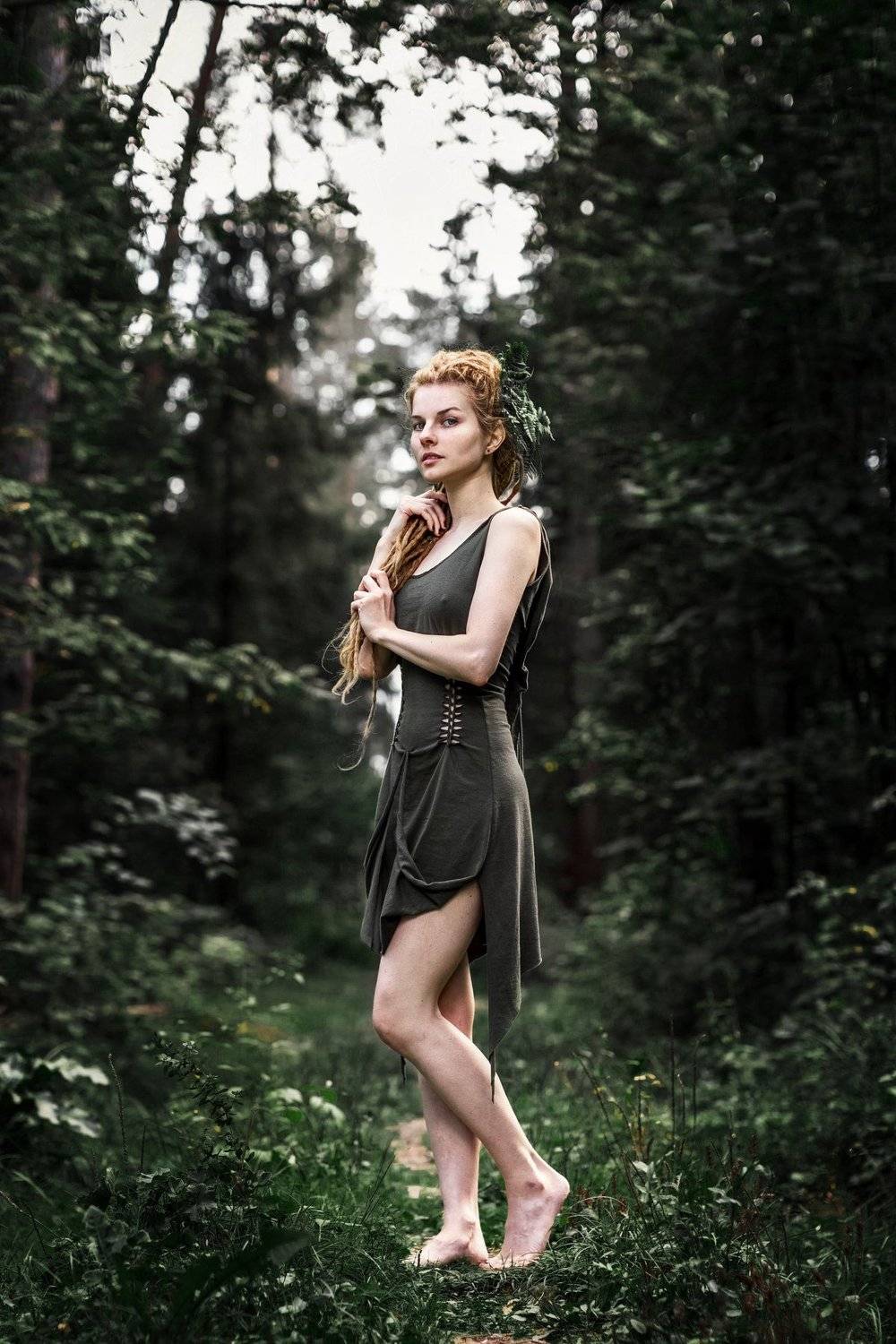 девушка портрет весушки рыжая лицоо глаза волосы сказка , Комарова Настя