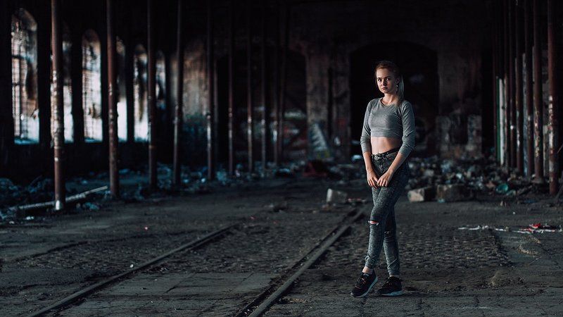 красиво, красота, девушка, модель, город, москва, индустриально Ar5 фото превью