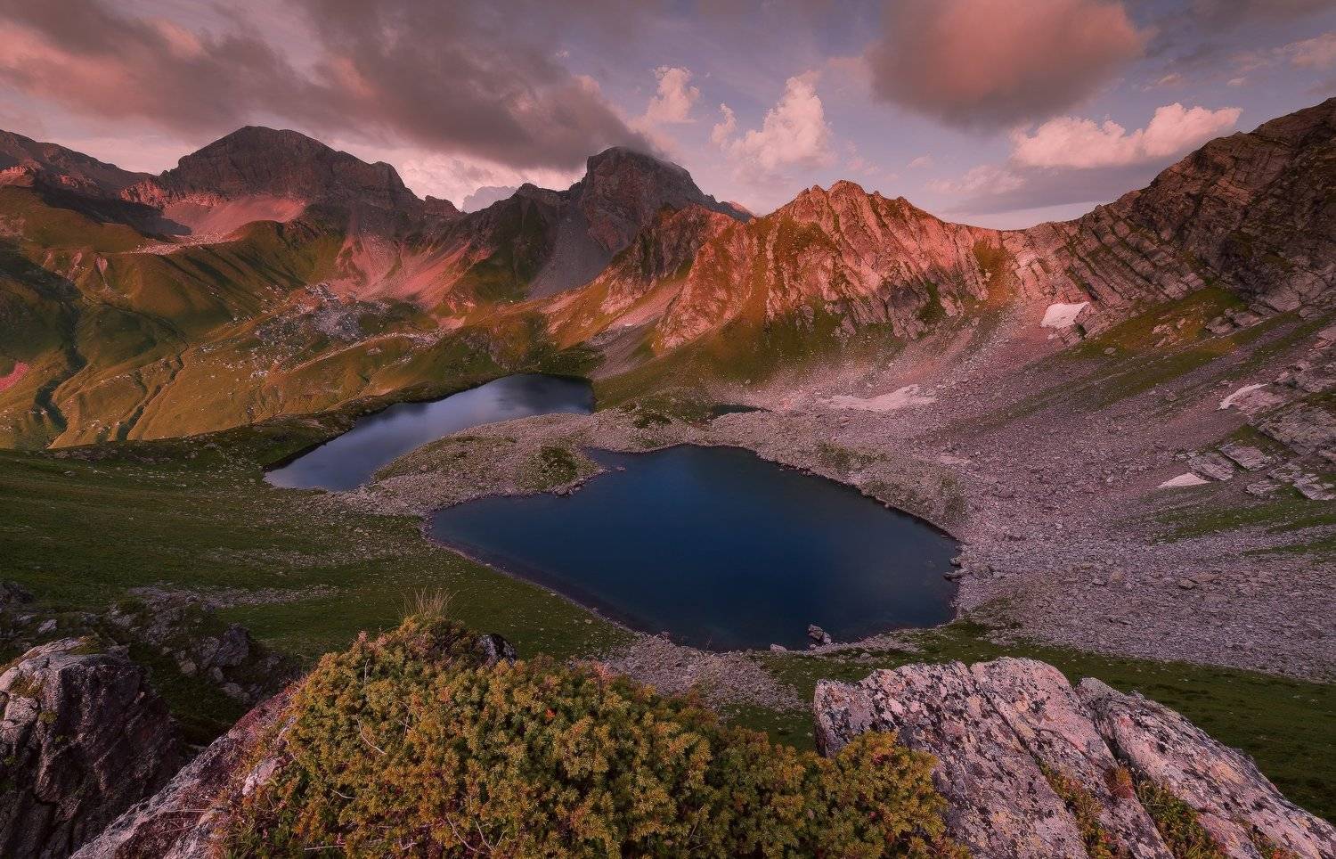 август, 2016, загеданские, озера, закат, кчр, ФЁДОР