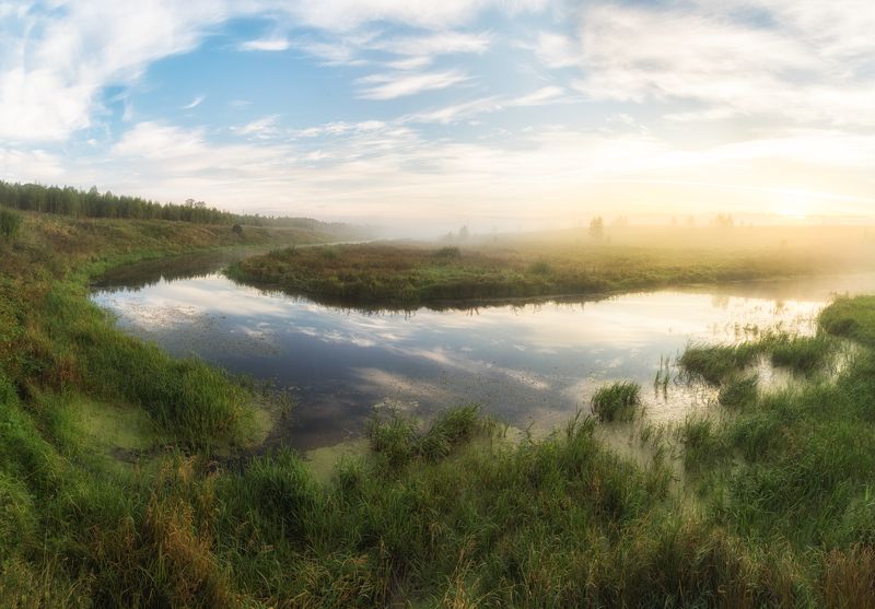 Теплое утро фото превью