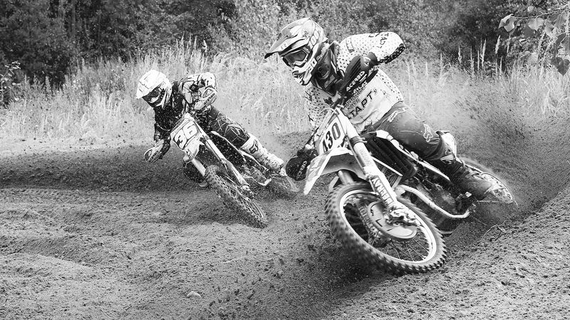 мотокросс, мотоцикл, осень, скорость, соревнования, ярославль Всё это мотокросс. фото превью