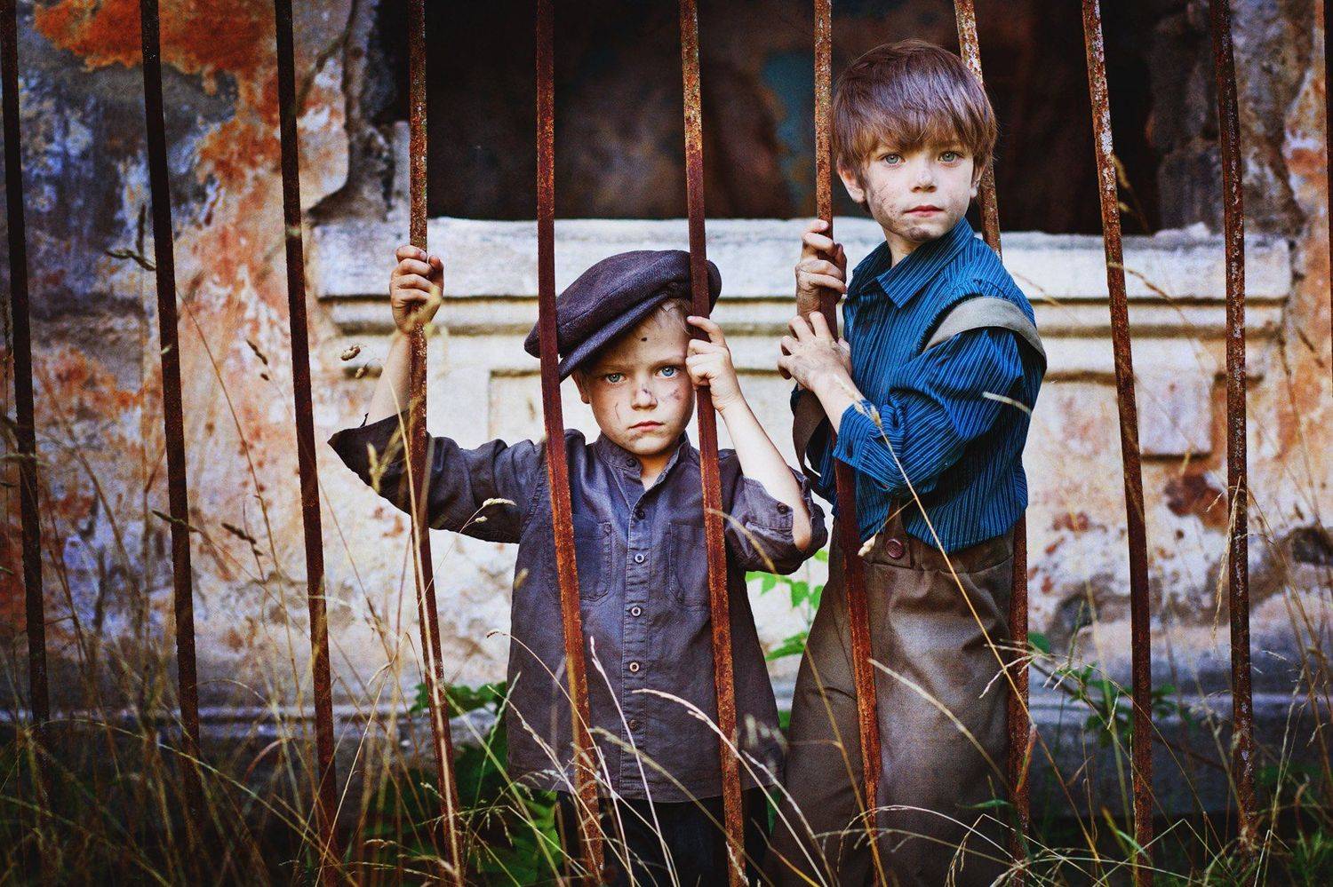 дети, мальчик, портрет, Екатерина Лапатей