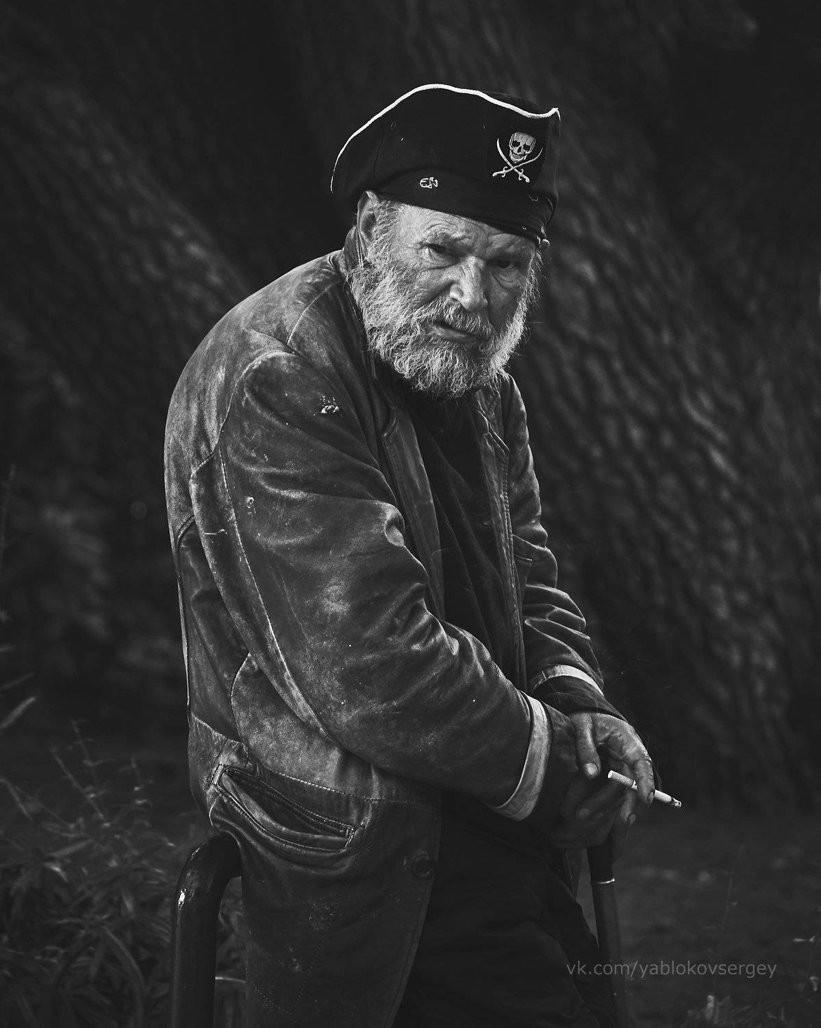 Пират, флибустьер, портрет, старик, старость, актер, Сергей Яблоков