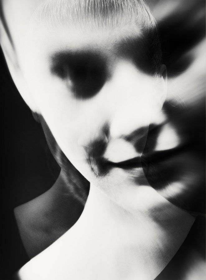 линии, пятна, портрет, valeko