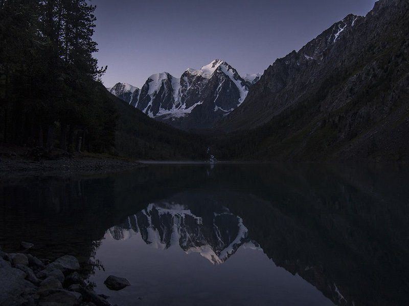 Горный алтай, Горы, Озеро Алтай. Нижнее Шавлинское озеро. фото превью