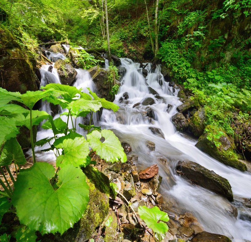 водопады Шепот гор фото превью