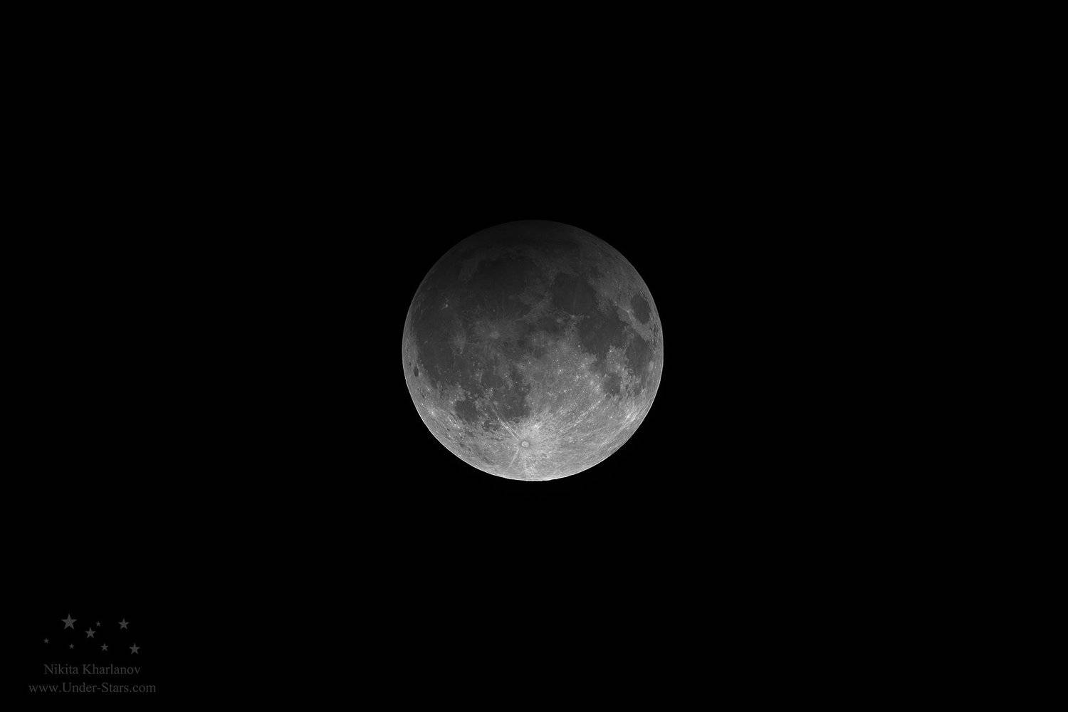 луна, затмение, астрофото, лунное затмение, полутеневое затмение, тень земли, Харланов Никита