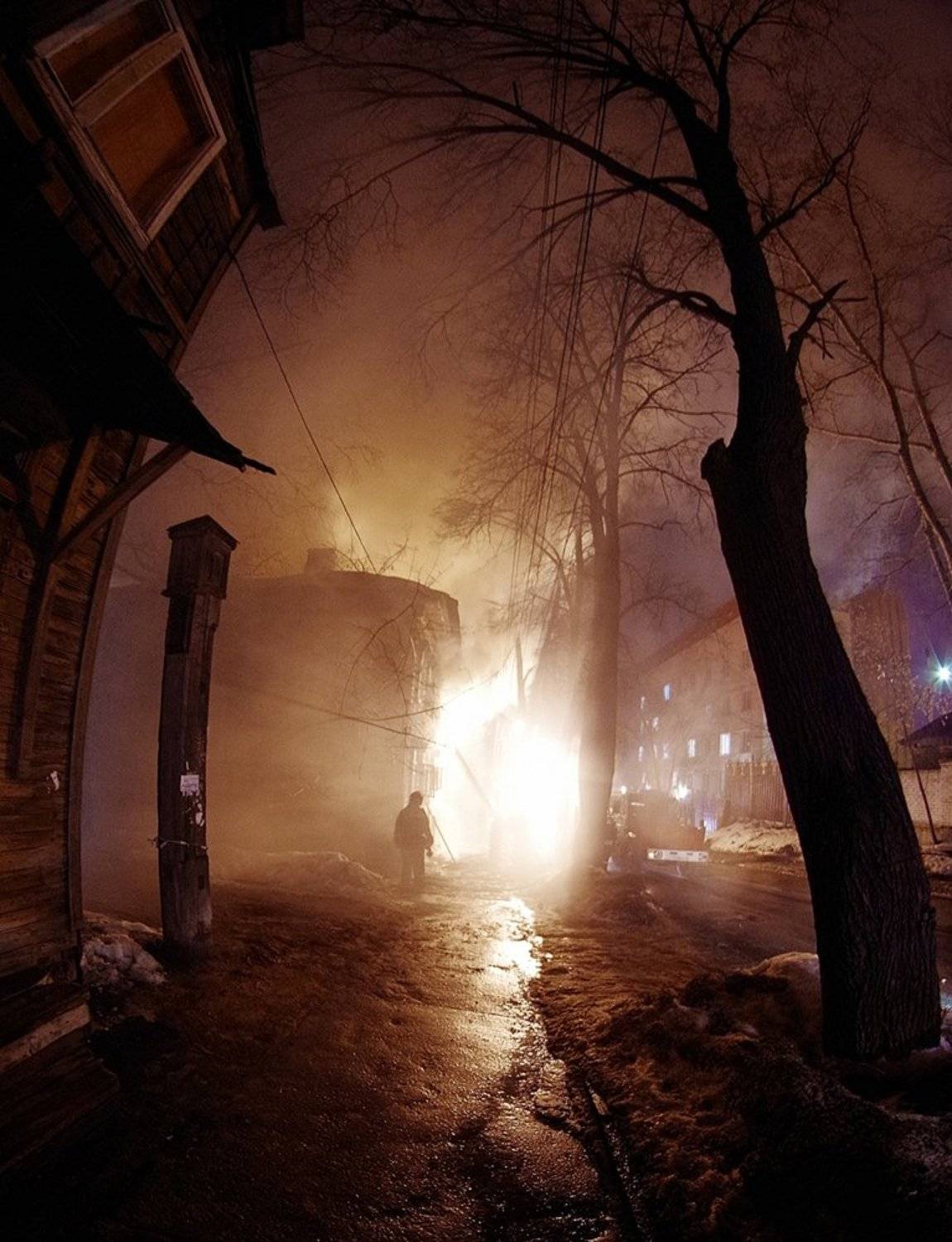 Одиночество, Пожар, Свет, Человек, Настя Рыж