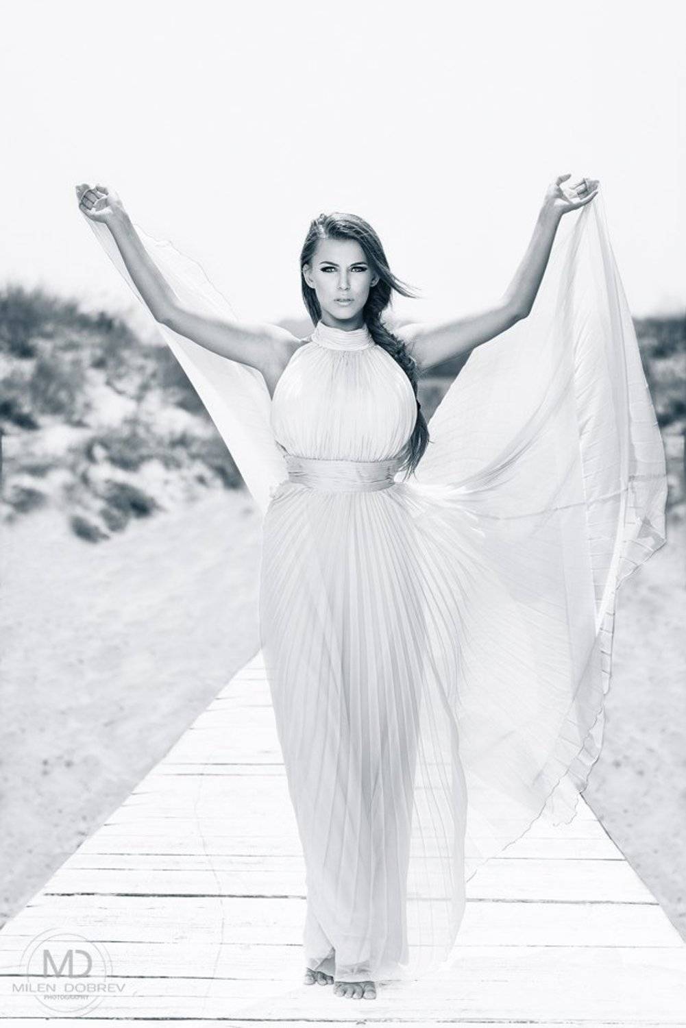 model, glamour, b&w, beauty, Милен Добрев