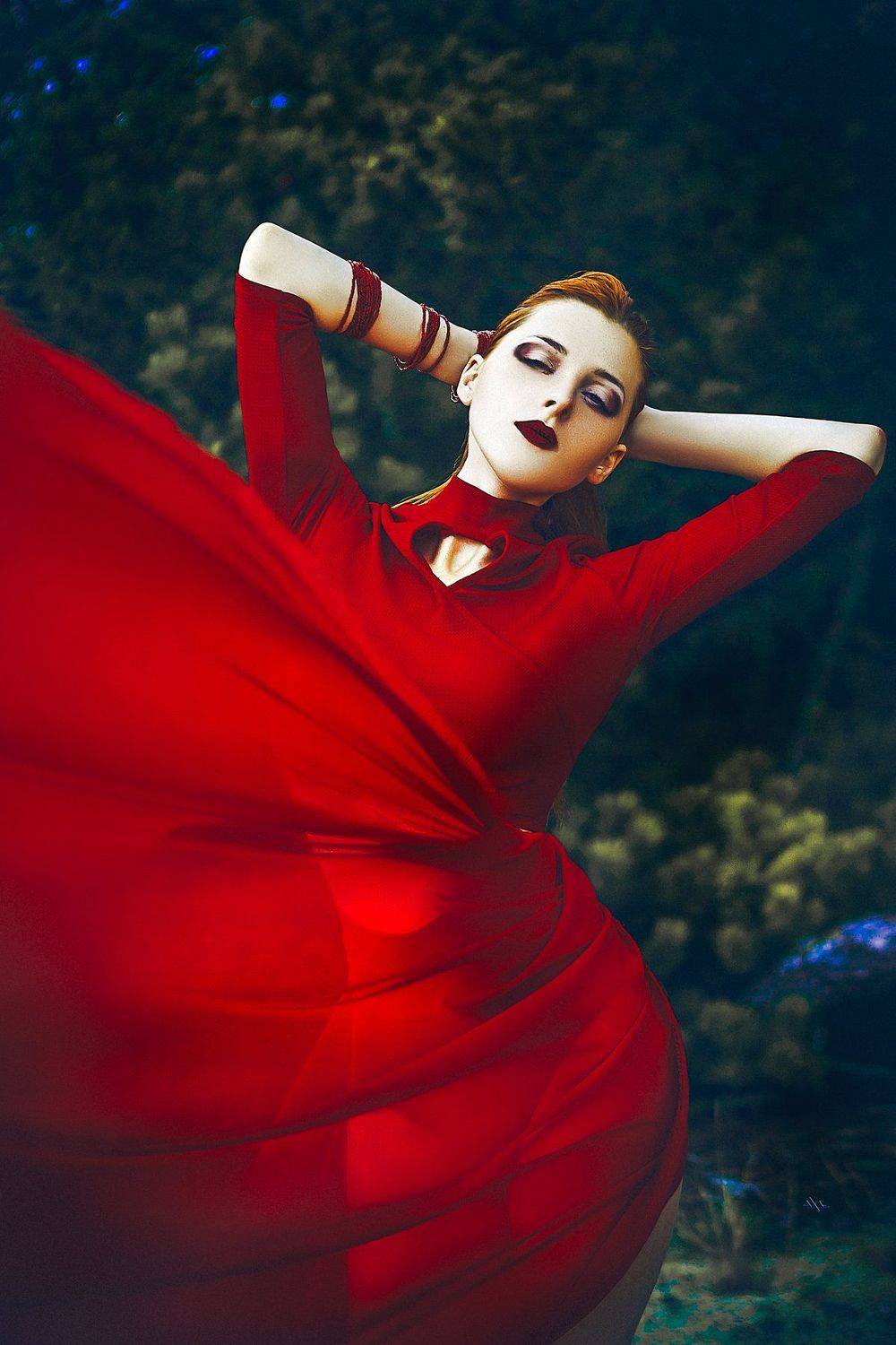 Beauty, Fashion, Red, Woman, Руслан Болгов (Axe)