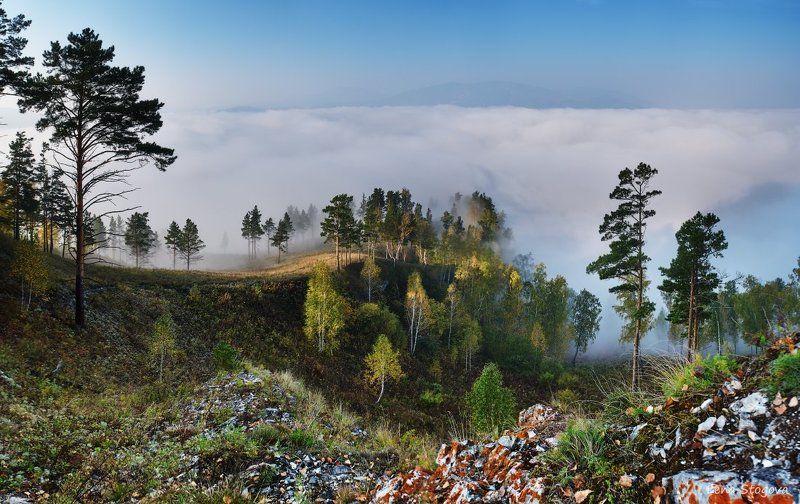 Спускаемся в туман фото превью