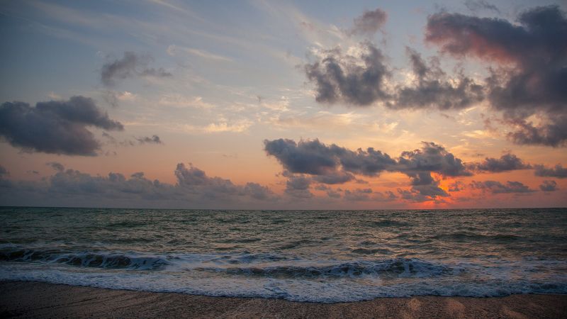 Закат на крымском побережье фото превью