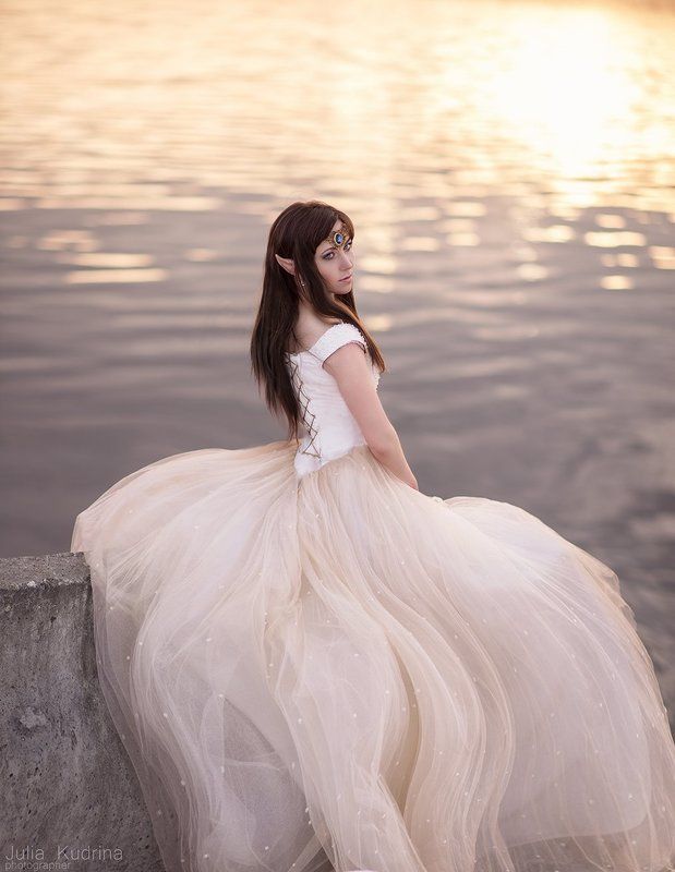 эльф эльфийка закат озеро Эльф фото превью