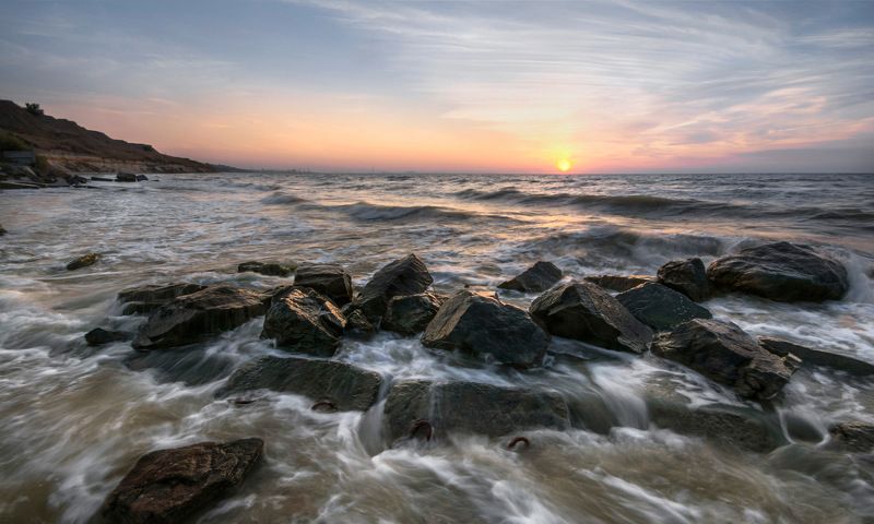 Azov sea, Азовское море, Мариуполь, Приазовье В утренней свежести фото превью