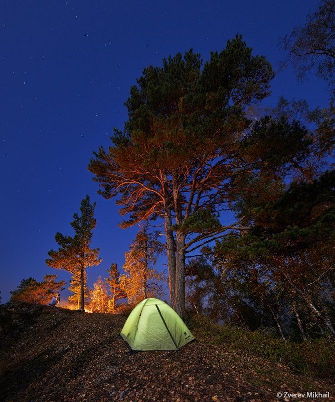 Вечер у костра фото превью