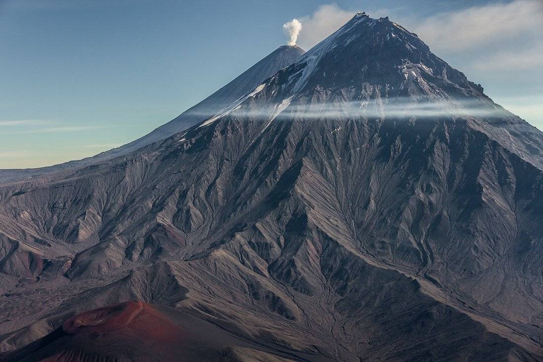Камчатка, вулканы, вершины,вертолет, Слащилина Нина