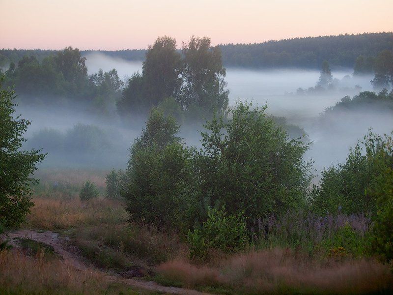 Взгляд на туман снаружи и изнутри... фото превью
