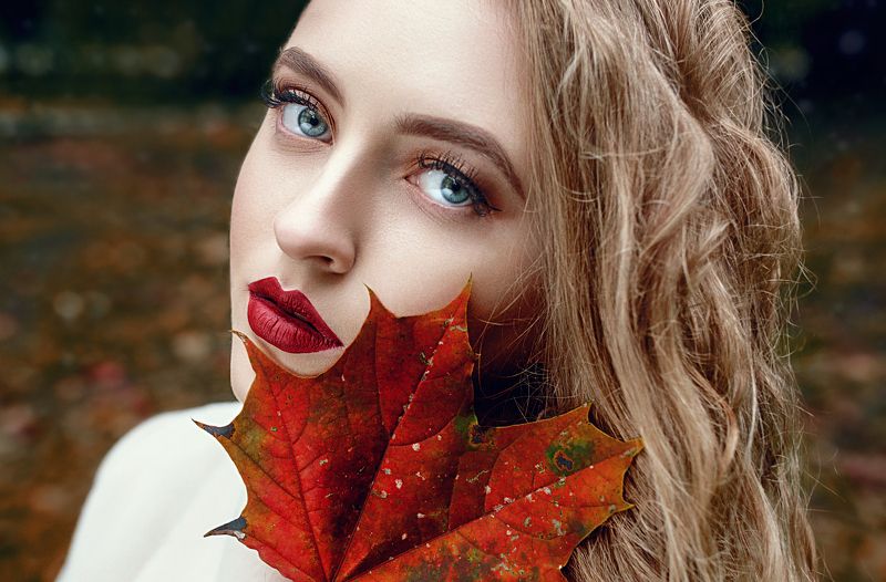 #portrait #beautiful #model #russia #moscow Autumn  фото превью