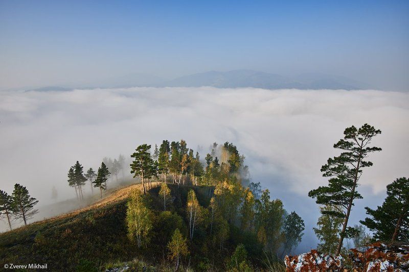 Осеннее утро фото превью